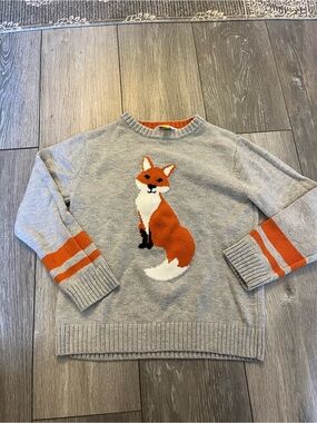 Rumi + Ryder Fox Graphic Crewneck Sweater Size 6-7